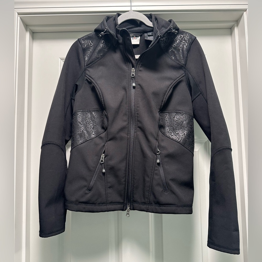 Harley-Davidson® Women's Dark Roads Soft Shell Casual Jacket, Black